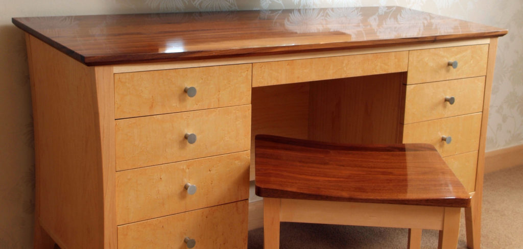 Maple and Black Walnut Dressing Table
