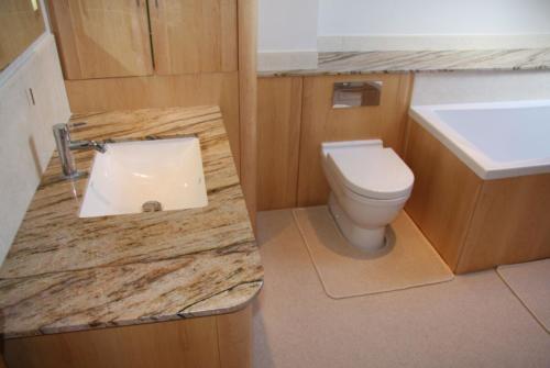 Maple bathroom cabinets